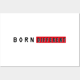 Born Different Typography Design Posters and Art